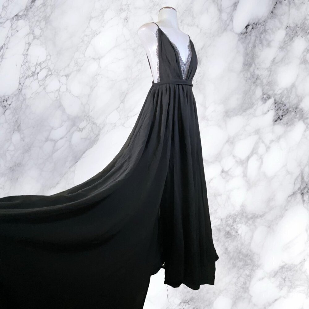 Michael Costello x REVOLVE Justin Gown in Black - Picture 8 of 10